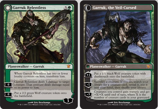 Garruk Relentless / Garruk, the Veil-Cursed