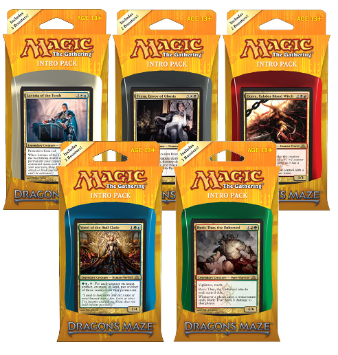 Magic the Gathering Dragon's Maze Intro Pack