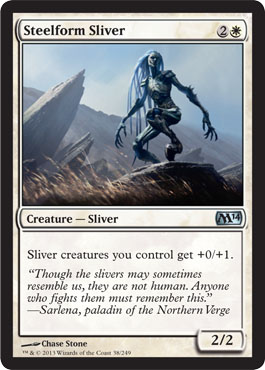 Steelform Sliver in Magic 2014 Core Set (M14)